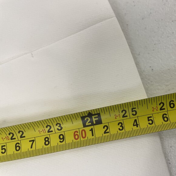 Zara Womens Blazer Suit Jacket M Medium Oyster White Gold Buttons 2399/593 NWT - Picture 15 of 16